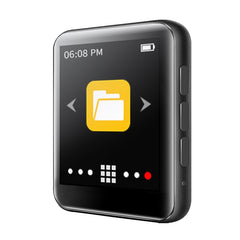 ruizu New metal bluetooth mp3 player 8gb built-in speaker fm radio e-book voice recorder portable audio sport flac music Video