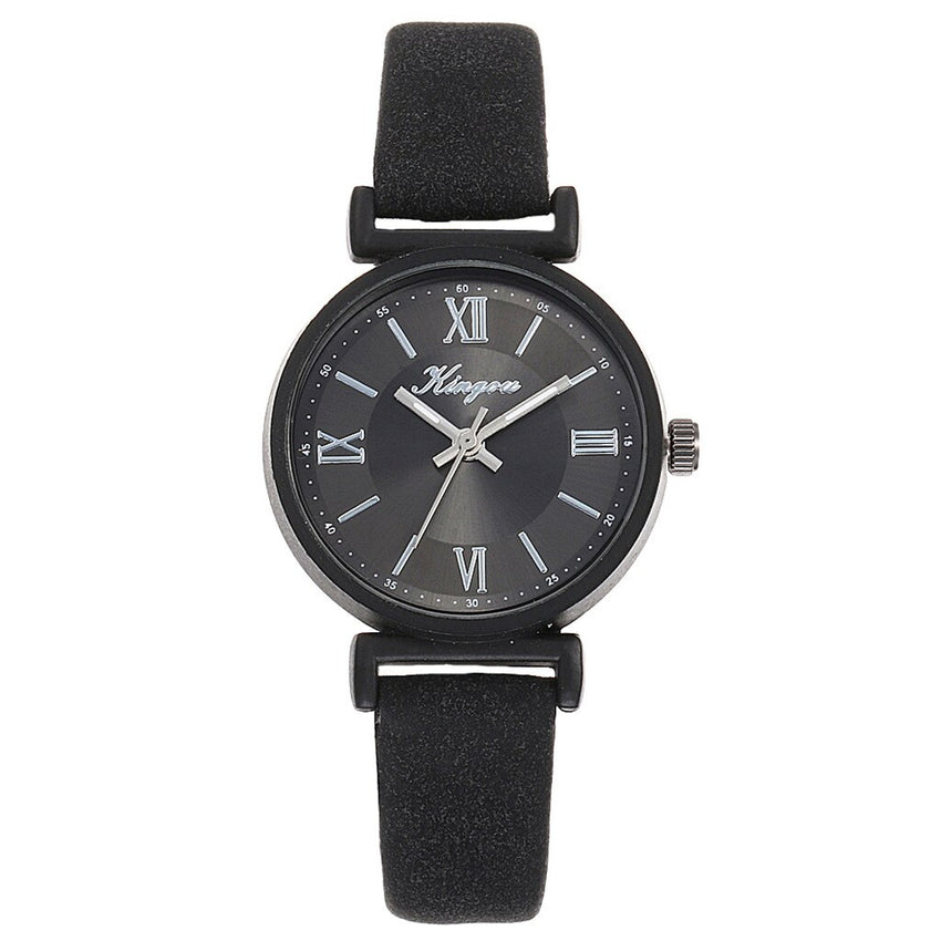 Casual Style Women Simple Dial Wrist Watch Leather Business Designer Ladies Clock Fashion Dress Gfit Montre Femme@50