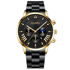 Cassic Watch Men Fashion 2020 Crystal Stainless Steel Analog Quartz Wrist Watch Business Alloy Belt Clock Relogios Masculino @50