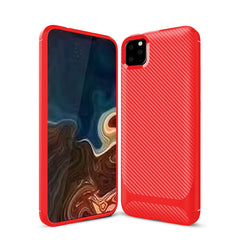Fashion Stripe Carbon Fiber Phone Case For iPhone 11 Pro Max XR XS Max 8 7 6 6S Plus Slim Vintage Hard PC Shockproof back Cover