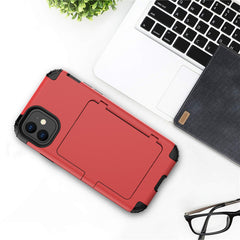 3 In 1 Credit Card Holder Phone Case For iPhone 11 11 Pro Max 6 6S 7 8 Plus XR XS Max X XS With Makeup Mirror Stand Holder Cover
