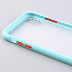 Silicone Frame Phone Case For iPhone 11 XR XS Max X 8 7 6 6S Plus Matte Transparent Protection Back Cover For iPhone 11Pro Max