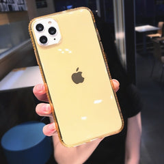 Fashion Transparent Flash drilling diamond Phone Case For iPhone 11 11Pro 11Pro Max X XR XS Max 8 7 6 6S Plus Clear Back Cover