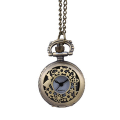 New Arrival Retro Oracle Bronze Quartz Pocket Watches Vintage Couple  Watches Fashion Clock Christmas Birthday Gift@50