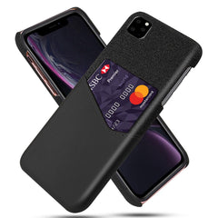 Luxury Case for iPhone 11 2019 11 Pro Max Leather & Fabric Card Wallet Phone Case for iPhone X XS XR 8 7 6s 6 Plus Back Cover