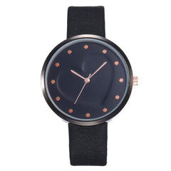 Women Watches 2020 Casual Quartz Leather Band Wrist Watch  Fashion Dial Solid Color Leather Strap Gift Zegarek Damski Dropship*M