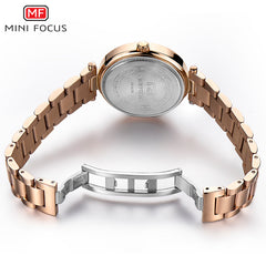 MINIFOCUS Luxury Brand Lady Watch For Woman Quartz Women's Watches Wristwatches Casual Dress Watches Women Fashion Watch 2019