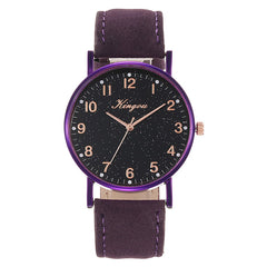 Luxury Women Watches Roman Numerals Dial Ladies Featured Starry Sky Quartz Wristwatch Leather Strap Clock Gift Montre Femme@50