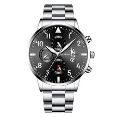 NEW Men's Watch Simple Busine Design Alloy Band Analog Quartz Wristwatch Rose Gold Men Watches Male Clock Hot Relogio Masculino