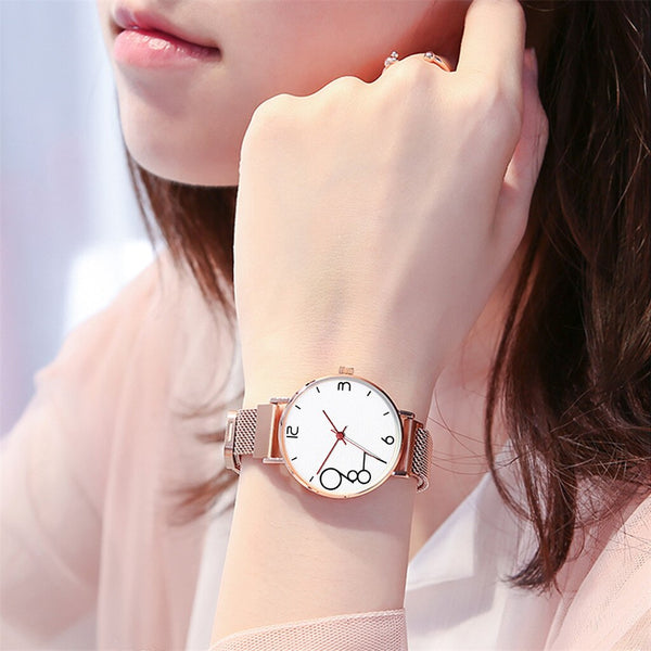 Women Watches New Fashion Chimes Magnet Buckle Belt Ladies Luxury Simple Women Watches Wrist Watch Clock Relogio Feminino 2020@5
