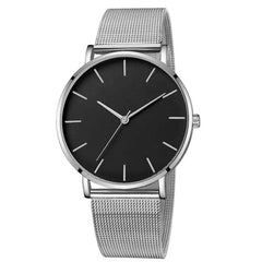 Luxury Watch Woman Mesh Ultra-thin Stainless Steel Quartz Wrist Watch Male Clock Free Shipping 2019 Belt ultra-thin Minimalist*X