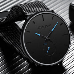 relogio masculino Men's Fashion Casual Watches Minimalist Men Business Clock Male Stainless Steel Mesh Belt Simple Quartz Watch