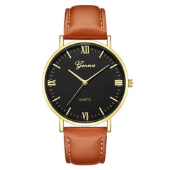 Fashion Men Watches Case Synthetic Leather Belt Analog Quartz Sport Watch mens Watches Top Brand Business Clock Masculino Reloj