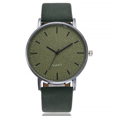 Fashion Mens Watch Quartz Alloy Ultra-thin Shell  Wristwatch Matte Leather Simple Male Clock Erkek Kol Saati Watches for Men