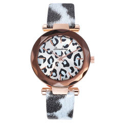 Women Watches Creative Quartz Wristwatch Simple Dial Multicolor Ladies Leopard Print Leather Belt Watch Female Clock Reloj Mujer