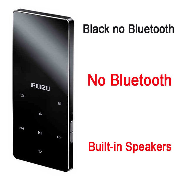ruizu D28 Bluetooth MP3 music player with built-in speaker ultra thin portable Walkman e-book radio video