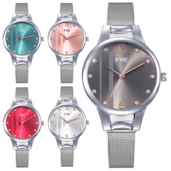 Best Selling Women Watches Glass Gemstone Dial Ladies Quartz Wristwatch Design Rhinestone Alloy Strap Clock Gift Montre Femme@50