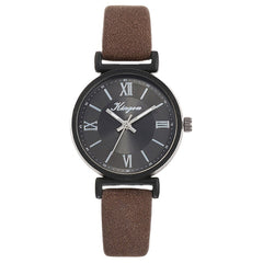 Casual Style Women Simple Dial Wrist Watch Leather Business Designer Ladies Clock Fashion Dress Gfit Montre Femme@50