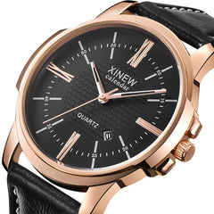 Luxury Sport Male Clock Relogio Masculino Men's Watch Leather Strap Wristwatch Erkek Kol Saati Reloj Hombre Men Watches