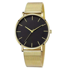 Luxury Watch Woman Mesh Ultra-thin Stainless Steel Quartz Wrist Watch Male Clock Free Shipping 2019 Belt ultra-thin Minimalist*X