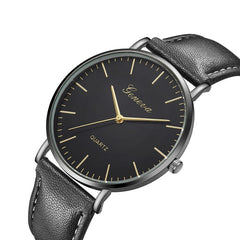 Simple Men's Watch Sports Casual Quartz Leather Men Watches Male Clock Round Dial Fashion Erkek Kol Saati
