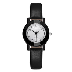 New Famous Brand Women Simple Leather Band Analog Quartz Leather Strap Round Wristwatch Watches Fashion  Relogio Feminino Clock