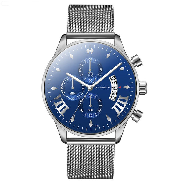 2020 Business Watches Luxury Men's Top Stainless Steel Male Quartz Watch Man Wristwatch Military Sport Clock Gift Reloj Hombre@5