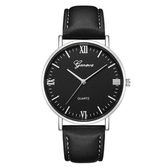 Fashion Men Watches Case Synthetic Leather Belt Analog Quartz Sport Watch mens Watches Top Brand Business Clock Masculino Reloj