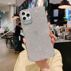 Camera Protection Phone Case For iPhone 11 Pro Max XR XS Max X XS 8 7 6 6S Plus Shining Glitter Soft Edge Shockproof Back Cover
