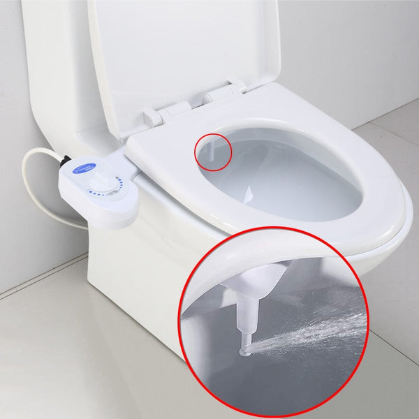 Non-Electric toilet bidet Seat Attachment Self-Cleaning Nozzle-Single Water Bidet Sprayer Mechanical Washing Toilet Washing Gun
