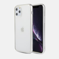 Matte Silicone Clear Phone Case For iPhone 11Pro Max XR X XS Max 7 8 Plus Electroplated Bumper Shockproof Protective Back Cover