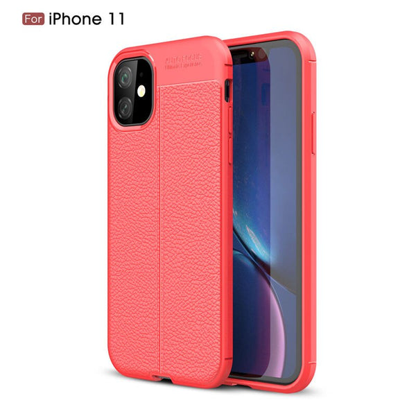 PU Leather Phone Case For iPhone 11 11 Pro Max Back Cover Luxury Silicon Bumper Phone Case on For iPhone 11 Pro Fundas Cases