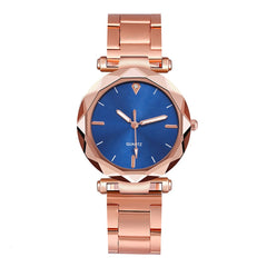 Hot Watches Women Romantic Rose Gold Alloy Strap Clock Ladies Female Rhinestone Casual Quartz Wristwatches Gift Dress Bayan Saat
