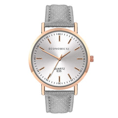 Cassic Style Women Watches High Quality Leather Strap  Dial Ladies Quartz Wristwatch Scale Dial Clock Gift Relojes Para Mujer@50
