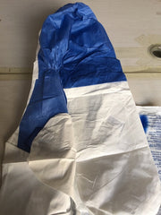 Professional Protective  Clothing Non-woven Isolation Suit Set Disposable Antistatic Workwear Dust Anti-virus In stock