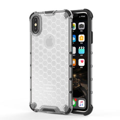 Honeycomb Rugged Hybrid Armor Case For iPhone XR XS Max 8 7 6s 6 Plus PC+TPU Shockproof Transparent Heat dissipation Back Cover