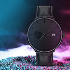 Fashion Women Business Leather Band Analog Quartz WristWatch Unisex Ladies Watch Women Dress Gift Couple Clock Reloj Mujer@50