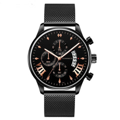 2020 Business Watches Luxury Men's Top Stainless Steel Male Quartz Watch Man Wristwatch Military Sport Clock Gift Reloj Hombre@5