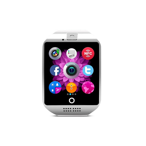 Q18 Bluetooth Smart Watch Smartwatch Call Relogio 2G GSM SIM TF Card Camera for iOS Android Phone Pedometer Watches