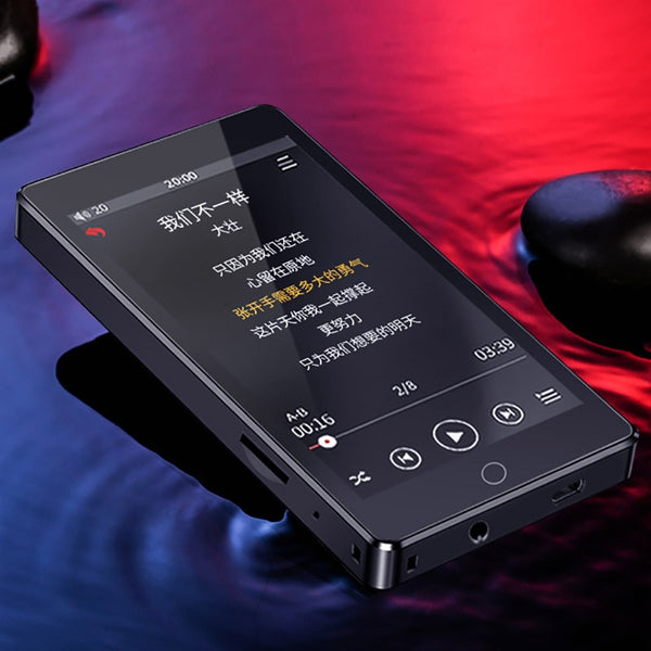 RUIZU H1 4 inch Touch Screen Bluetooth 5.0 MP3 Player With Built-in Speaker Support FM Radio Recording Video E-book