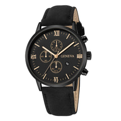 Fashion Mens Watches Top Brand Business Sport Quartz Wrist Watch Luxury Leather Belt Clock Simple Wristwatch Relogio Masculino@5