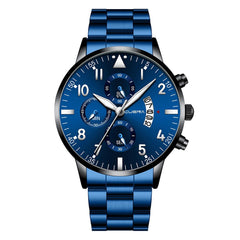 NEW Men's Watch Simple Busine Design Alloy Band Analog Quartz Wristwatch Rose Gold Men Watches Male Clock Hot Relogio Masculino