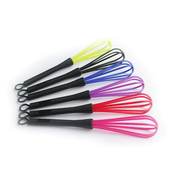 1PC Pro Salon Hairdressing Dye Cream Whisk Plastic Hair Mixer Barber Stirrer Hair Care Styling Tools Blender 6 Colors
