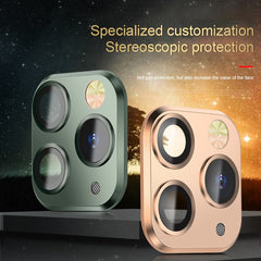 Modified Metal Sticker Camera Lens Seconds Change Cover For iPhone X XS MAX Fake Camera For iPhone 11 Pro Max Glass Protector