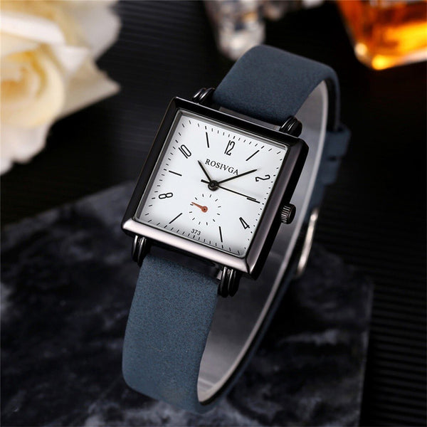 Ladies Watch Luxury Brand Square Dial Fashion Women Watches Girl Gift Clock Dress Leather Quartz WristWatch Zegarek Damski 2020