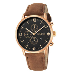 Fashion Mens Watches Top Brand Business Sport Quartz Wrist Watch Luxury Leather Belt Clock Simple Wristwatch Relogio Masculino@5