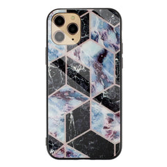 Glass  Case For iPhone 11 X XS MAX XR 6 6S 7 8 Plus Phone Cases Tempered Glass Geometric Marble Pattern Cover For iPhone XS Max