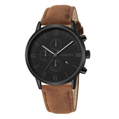 Fashion Mens Watches Top Brand Business Sport Quartz Wrist Watch Luxury Leather Belt Clock Simple Wristwatch Relogio Masculino@5