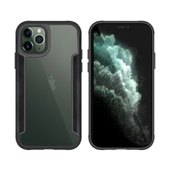 Armor Heavy Duty Protection Phone Cases For iPhone 11 11 Pro 11 Pro Max Solid Color PU Leather Bumper Frame Back Cover Conque