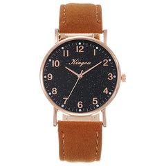 Luxury Women Watches Roman Numerals Dial Ladies Featured Starry Sky Quartz Wristwatch Leather Strap Clock Gift Montre Femme@50